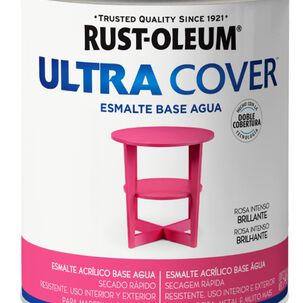 Esmalte Al Agua Ultra Cover 946ml Rosa Intenso Rust Oleum